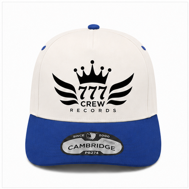 customized 777crew records logo hat