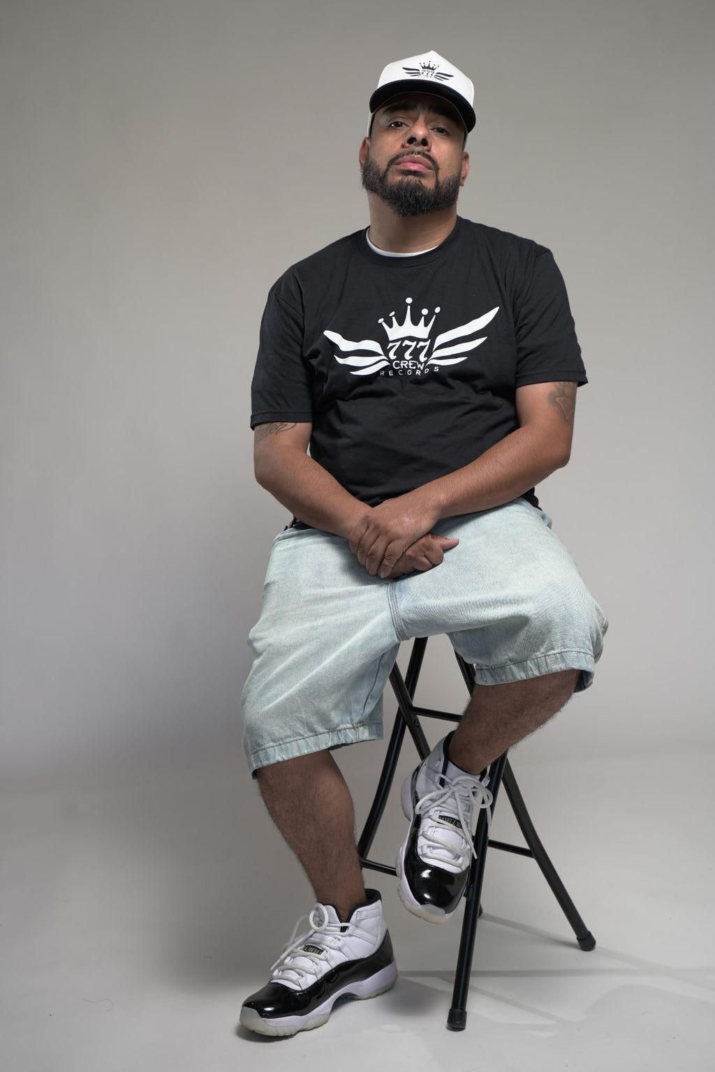 custom 777crew records t shirt