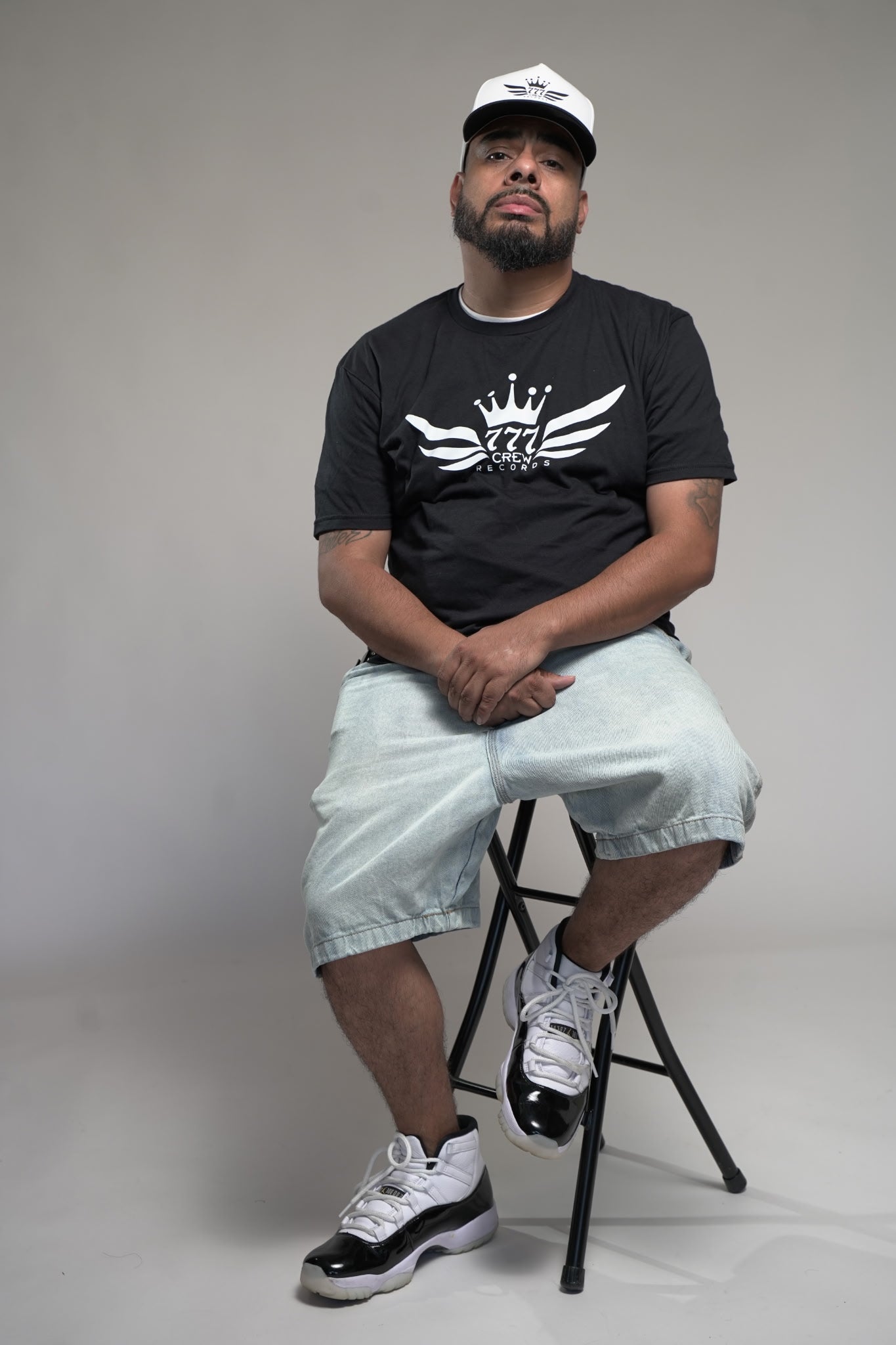 custom 777crew records t shirt