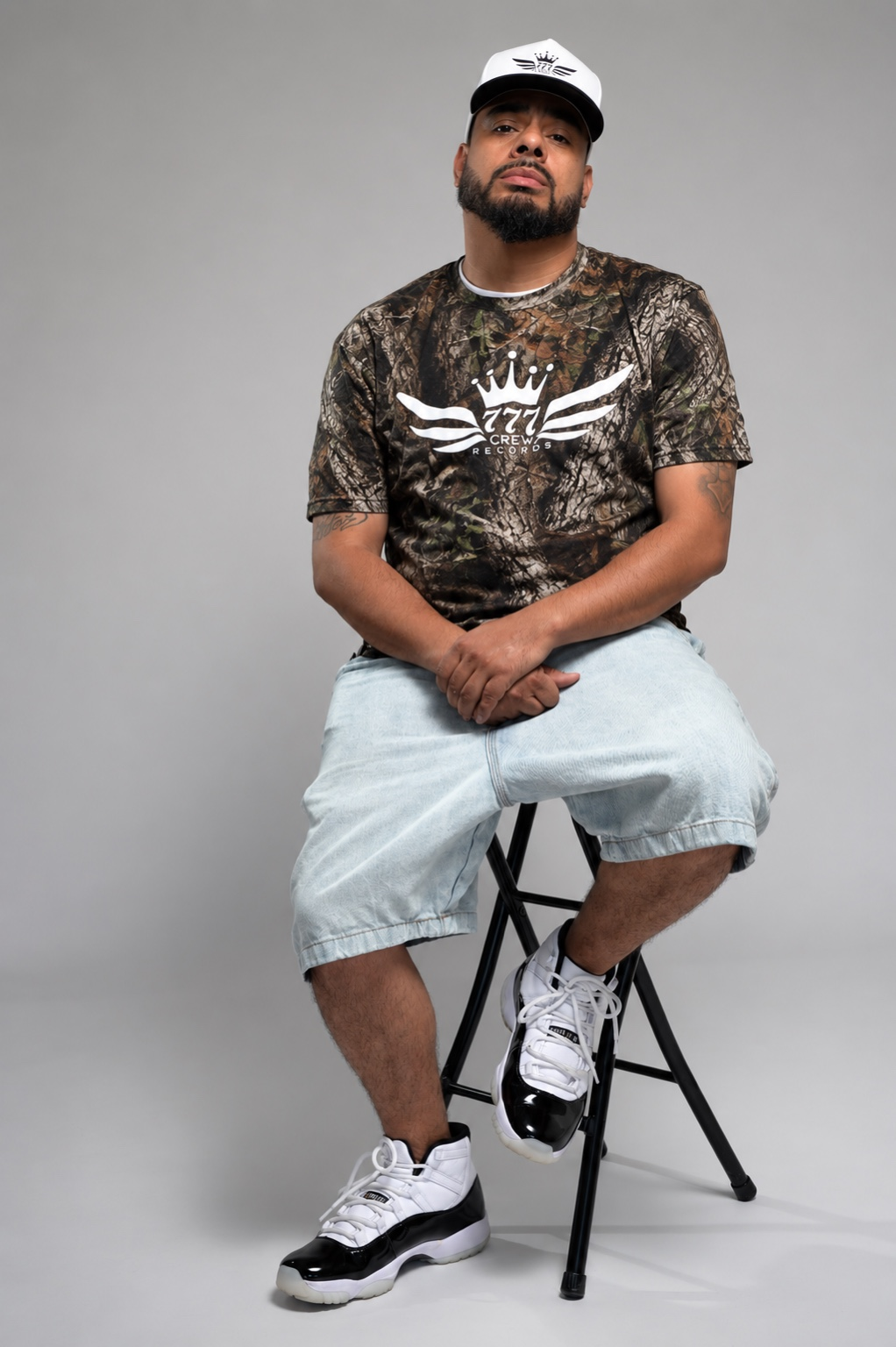 custom 777crew records t shirt