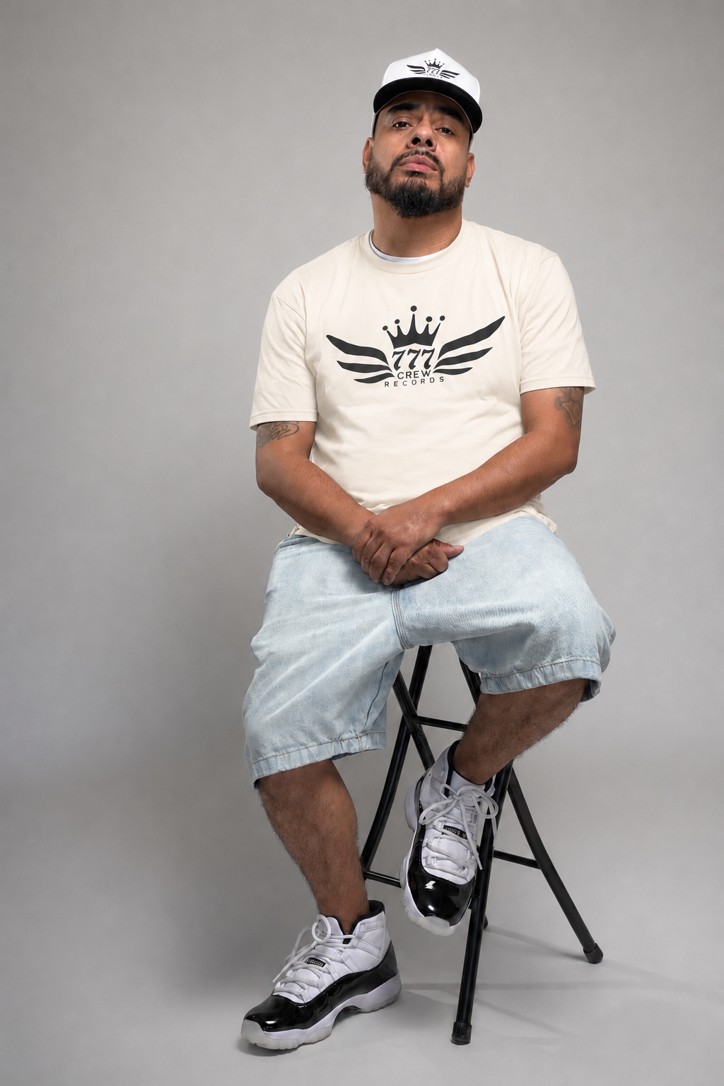 custom 777crew records t shirt