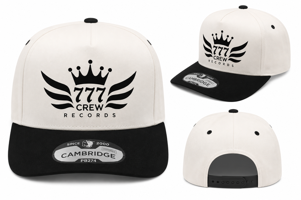 customized 777crew records logo hat
