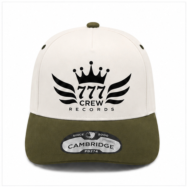 customized 777crew records logo hat