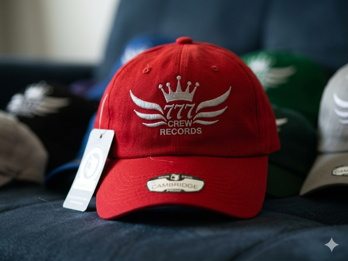 777crew baseball hats aka dad hats