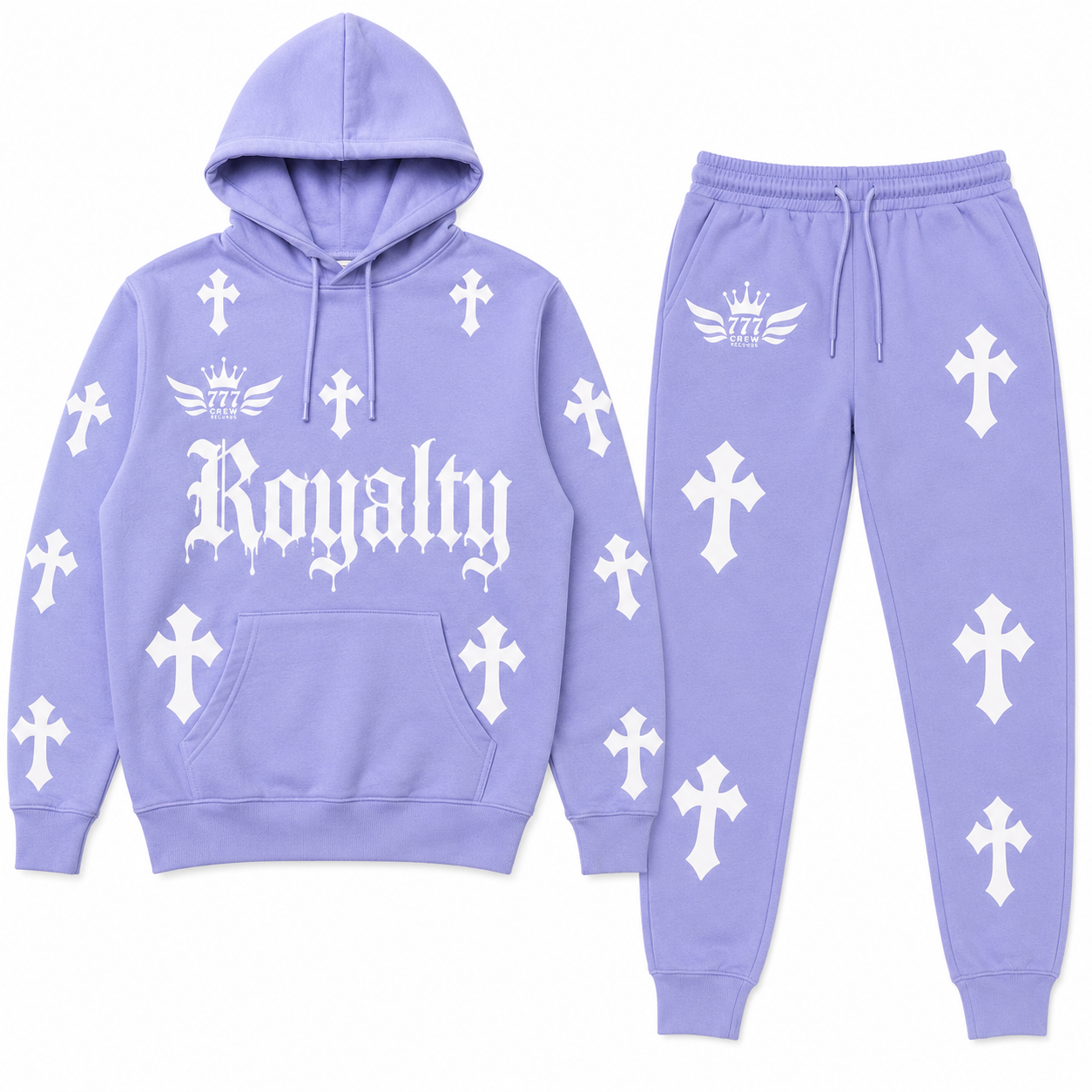 Royalty and cross hoodie unit fit