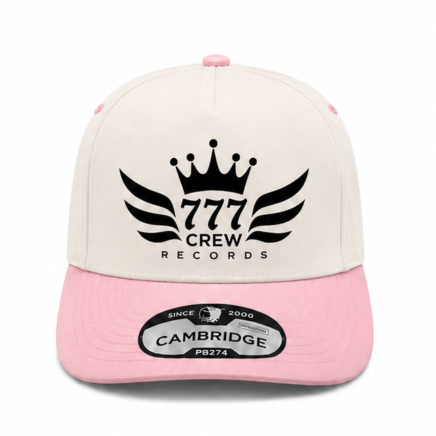 customized 777crew records logo hat