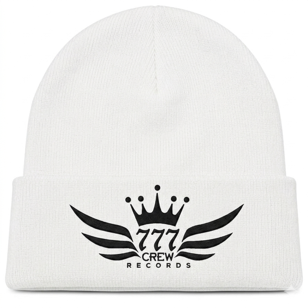 777crew embroidery beanie