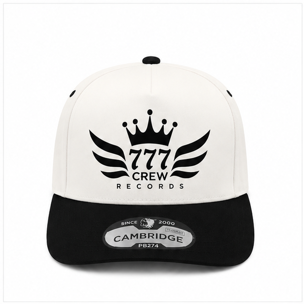 customized 777crew records logo hat