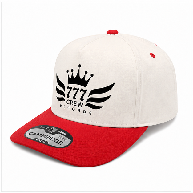 customized 777crew records logo hat