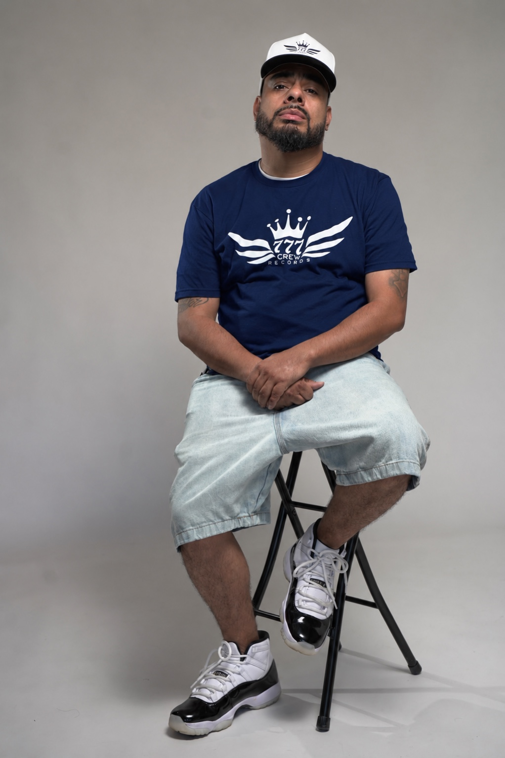 custom 777crew records t shirt