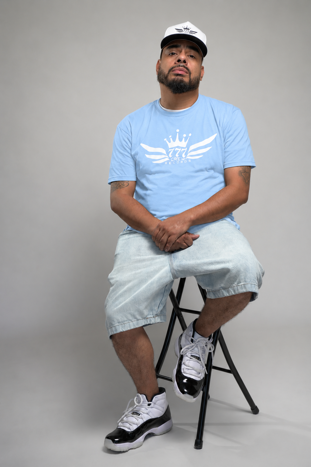 custom 777crew records t shirt