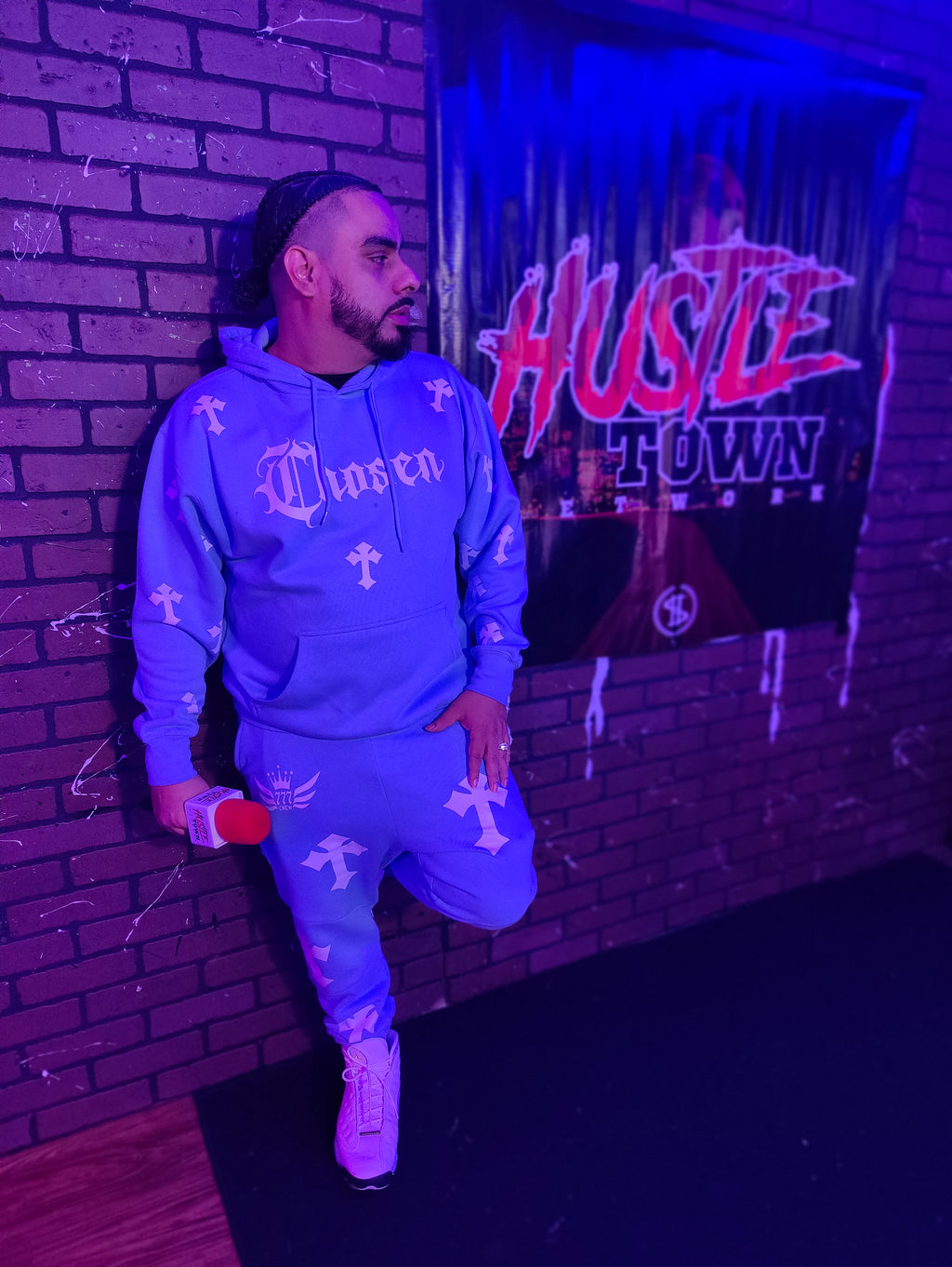 Royalty and cross hoodie unit fit